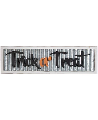 Northlight Trick or Treat Halloween Wall Sign - 27.5"