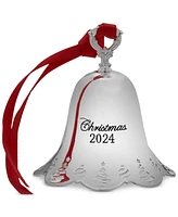 Towle 2024 Silver Plated Pierced Bell Ornament, 45th Edition