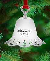 Towle 2024 Silver Plated Pierced Bell Ornament, 45th Edition