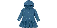 Gerber Baby Girls Long Sleeve Dress and Diaper Cover Set, 2 Piece