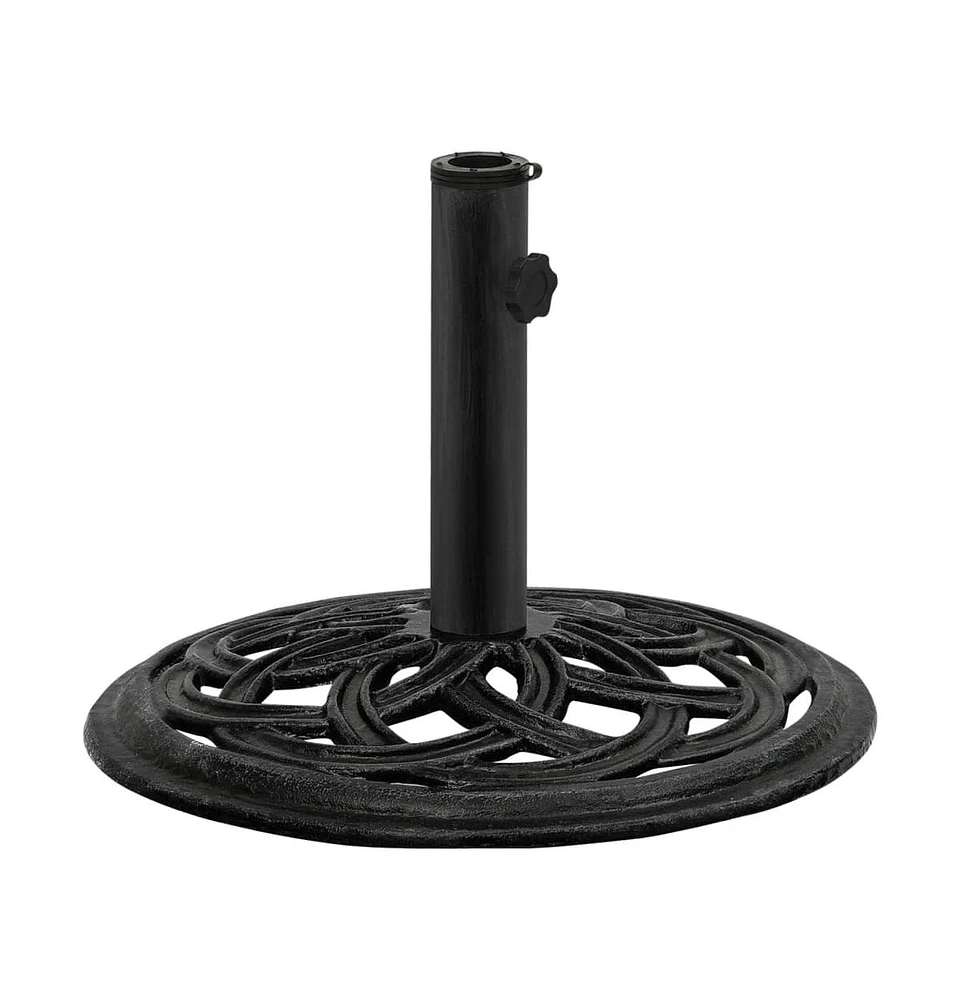 vidaXL Umbrella Base 17.3"x17.3"x12.2" Cast Iron