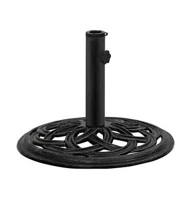 Umbrella Base 17.3"x17.3"x12.2" Cast Iron