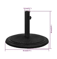 vidaXL Umbrella Base 17.7"x17.7"x11.8" Cast Iron