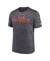 Nike Men's Black Cincinnati Bengals Blitz Velocity Modern Performance T-Shirt