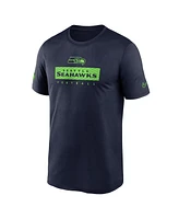 Nike Men's College Navy Seattle Seahawks Sideline Legend Performance T-Shirt