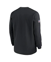 Nike Men's Black Baltimore Ravens 2024 Sideline Coaches Long Sleeve Top