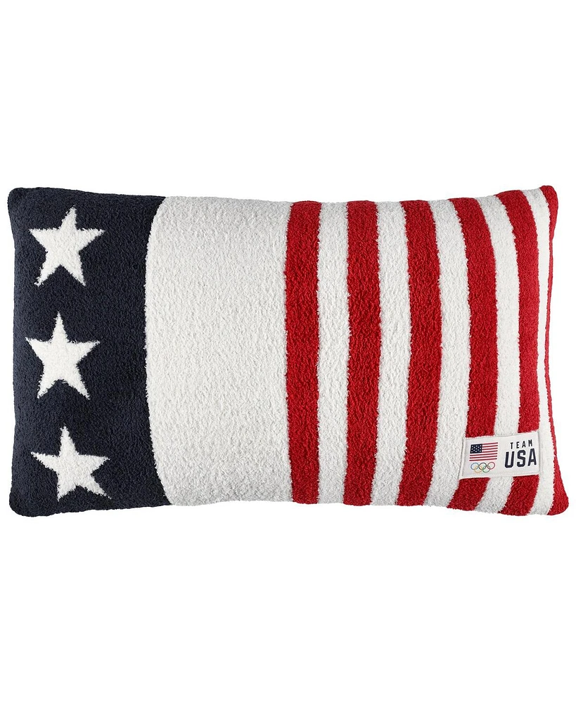 Barefoot Dreams Team Usa CozyChic Stars and Stripes Pillow