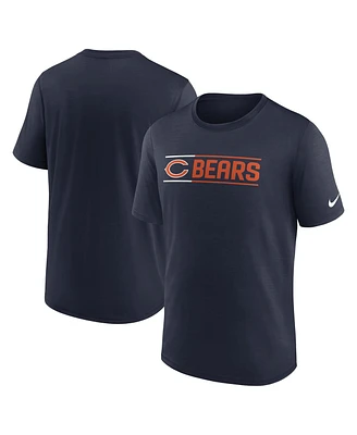 Nike Men's Navy Chicago Bears Exceed Performance T-Shirt