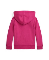 Polo Ralph Lauren Toddler And Little Girls Fleece Full Zip Hoodie