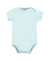 Touched by Nature Baby Girls Organic Cotton Bodysuits, Popsicle, 12-18 Months