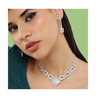 Sohi Women's Geometric Jewellery Set