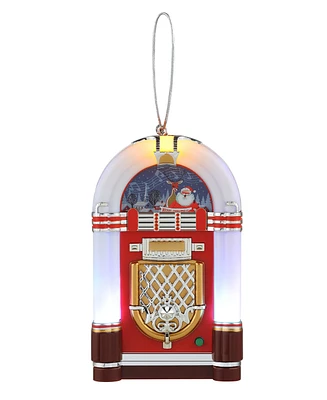 Mr. Christmas Mini Juke Box White - Deck The Halls