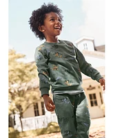 Carter's Toddler Boys Construction-Print Pull-On Jogger Pants