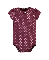 Hudson Baby Girls Cotton Bodysuits