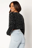Petal and Pup Women's Monica All Over Pearl Crop Jacket