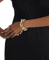 Calvin Klein Pave Sculpted Link Chain Bracelet