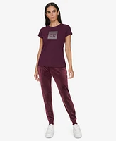 Calvin Klein Women's Velour Jogger Pants