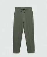 Mango Women's Seam Detail Jogger Pants