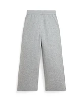 Polo Ralph Lauren Toddler And Little Girls Fleece Wide Leg Sweatpant