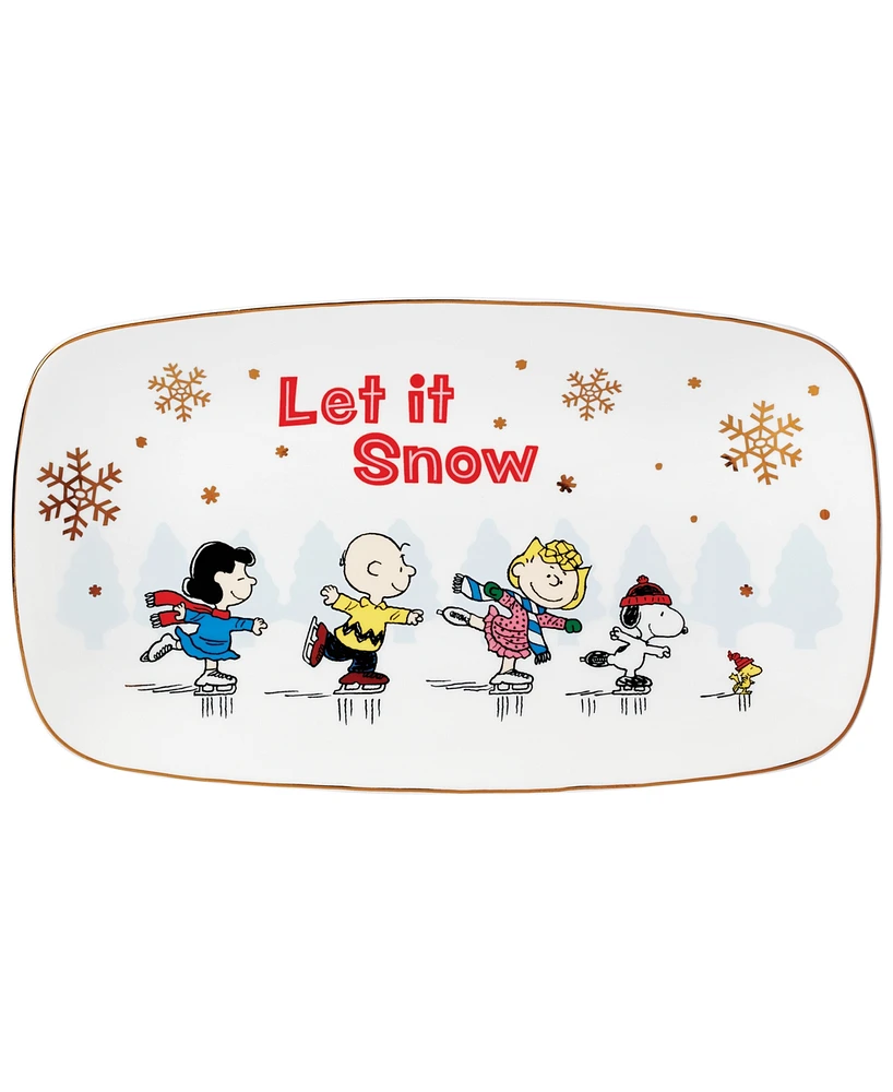 Lenox Snoopy Peanuts Hors D'oeuvres Tray, Created for Macy's