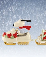 From The Vault! Lenox Snowmobiling Snoopy Figurine