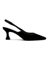 Smash Shoes Women's Marie Pointy Toe Slingback Dress Pumps