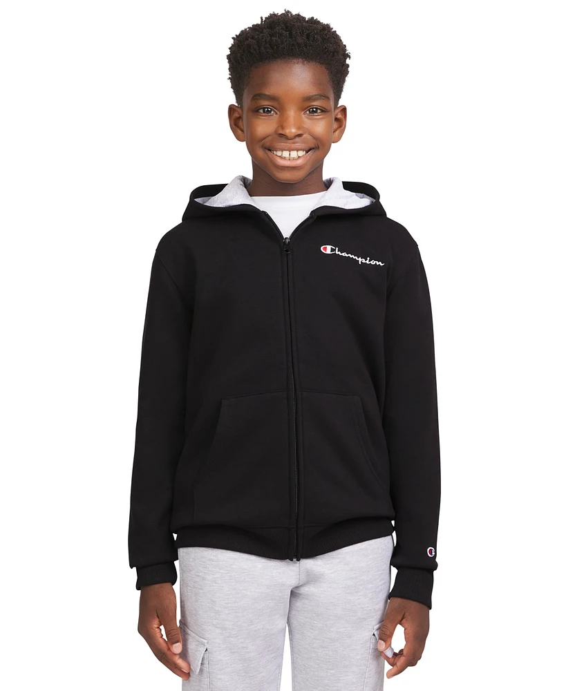 Champion Big Boys Signature Zip-Up Hoodie