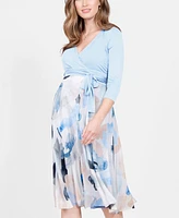 Seraphine Women's Maternity Nursing Wrap Dress