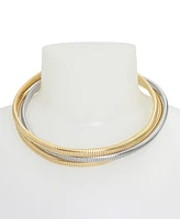 Steve Madden Gold Omega Chain Collar Necklace