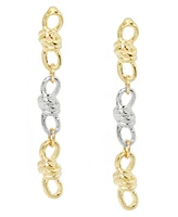 Steve Madden Knot Linear Earrings