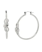 Steve Madden Knot Hoop Earrings