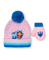 Gabby's Dollhouse Hat And Mitten Set