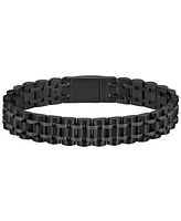 Hugo Boss Men's Owan Ionic Plated Black Steel Bracelet