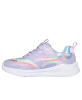 Skechers Little Girls S-Lights: Unicorn Dreams Stay-Put Closure Light-Up Casual Sneakers from Finish Line