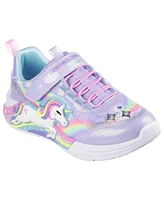 Skechers Little Girls S-Lights: Unicorn Dreams Stay-Put Closure Light-Up Casual Sneakers from Finish Line