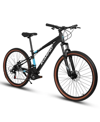 Simplie Fun 27" Aluminum Mountain Bike with 21-Speed Shimano Drivetrain