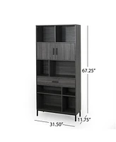 Streamdale Furniture Contemporary Cube Bookcase With Storage