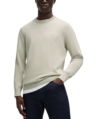 Boss by Hugo Men's Logo Crew-Neck Sweater