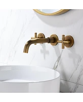 Streamdale Furniture Bathroom Faucet Wall Mounted Bathroom Sink Faucet