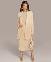 Donna Karan New York Women's Ombre Eyelash Cardigan