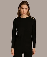 Donna Karan New York Women's Cashmere-Blend Sweater