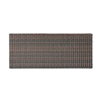 Outdoor Resin Wicker Storage Unit for Patio | Pool Storage