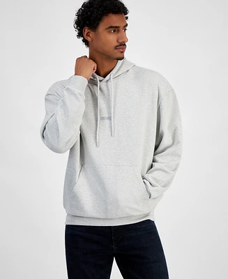 Hugo Boss Men's Nilopel Relaxed Fit Long Sleeve Logo Graphic Hoodie