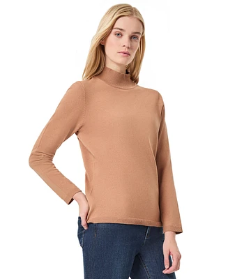 Jones New York Women's Long Sleeve Mock Neck Sweater