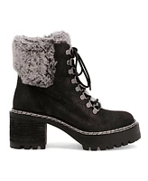 Mia Women's Tiler Cold Weather Lace Up Cozy Combat Booties