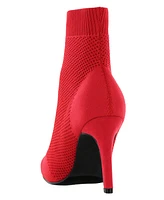 Mia Women's Mckinley Stiletto Knit Dress Booties