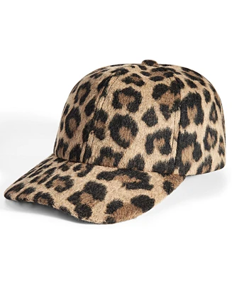 On 34th One-Size Leopard-Print Baseball Cap, Created for Macy's