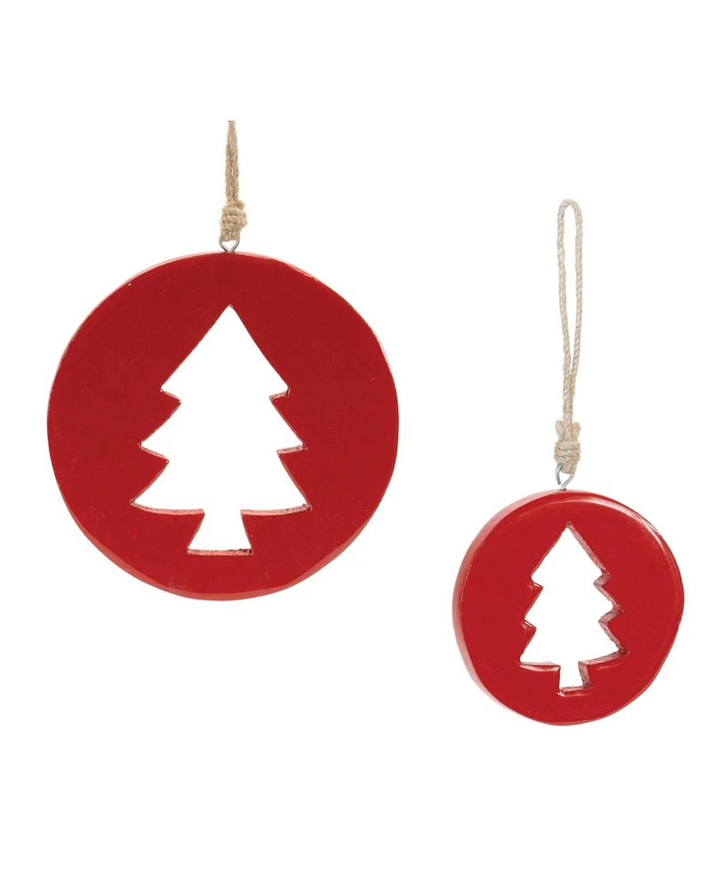 Slickblue Tree Cut-Out Ornament (Set of 12)