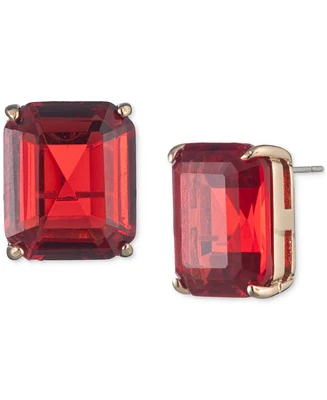 Lauren Ralph Color Rectangular Stone Stud Earrings