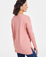 I.n.c. International Concepts Women's Side-Vent Tunic, Created for Macy's